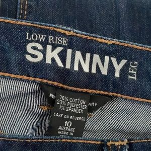 NYC jeans Skinny Leg. Size 10